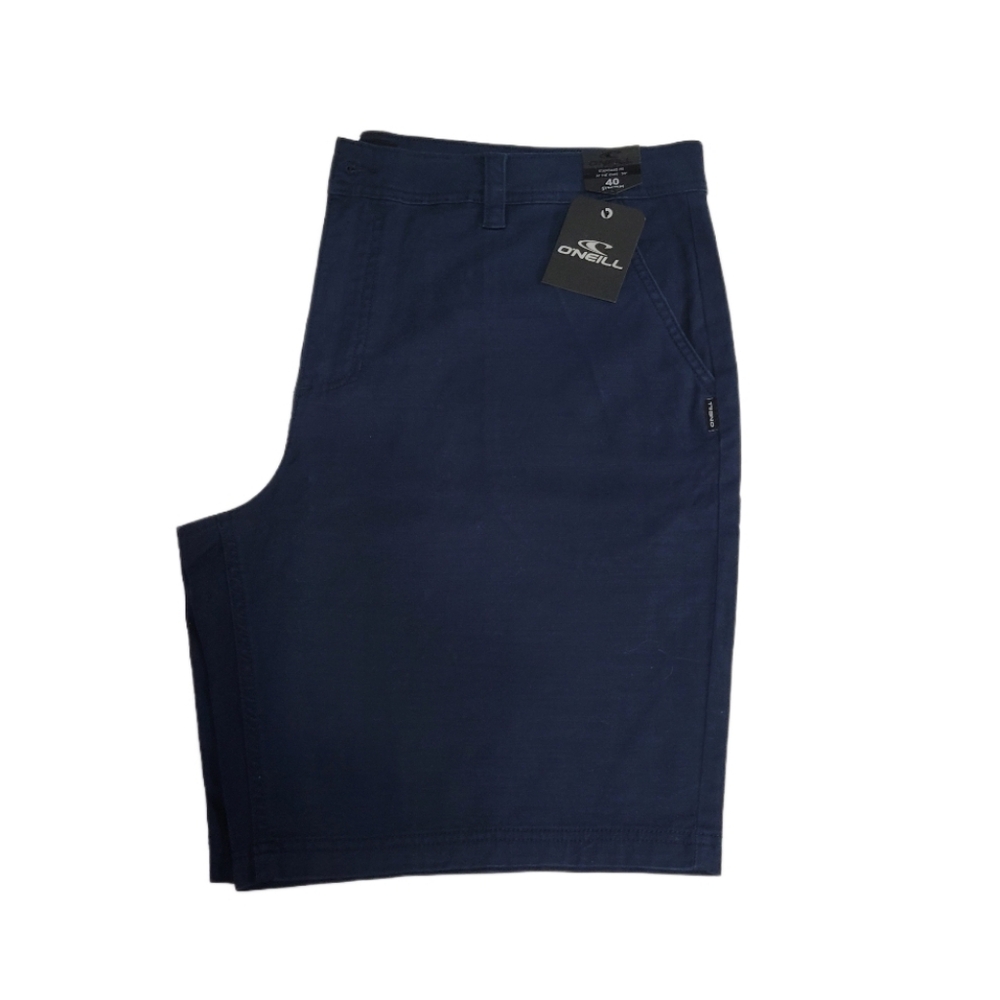 NWT O'neill  Jaxson Stretch Chino Men's Shorts Size 40 Standard Fit Blue